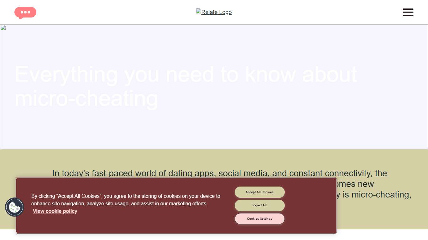 Everything you need to know about micro-cheating | Relate