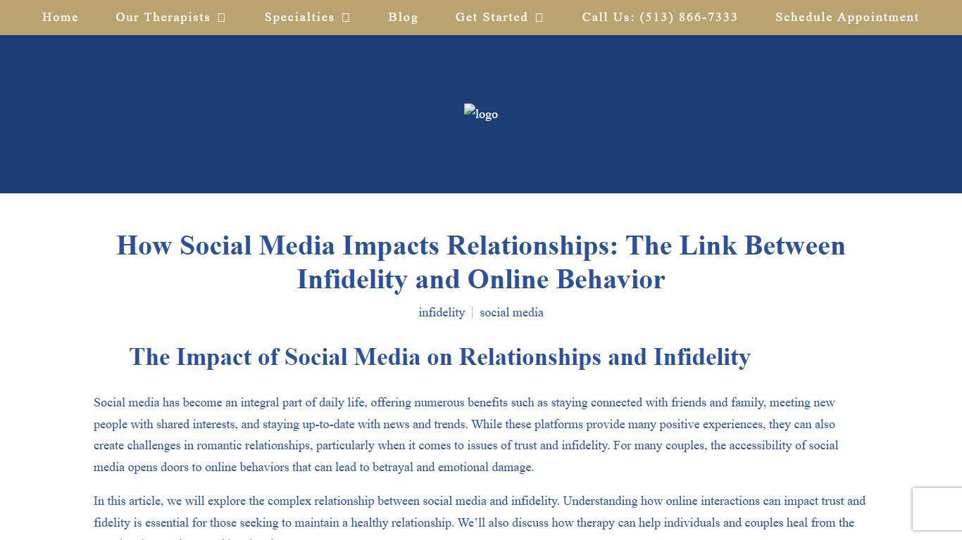 How Social Media Impacts Relationships: The Link Between Infidelity and Online Behavior - Inner Strength Therapy