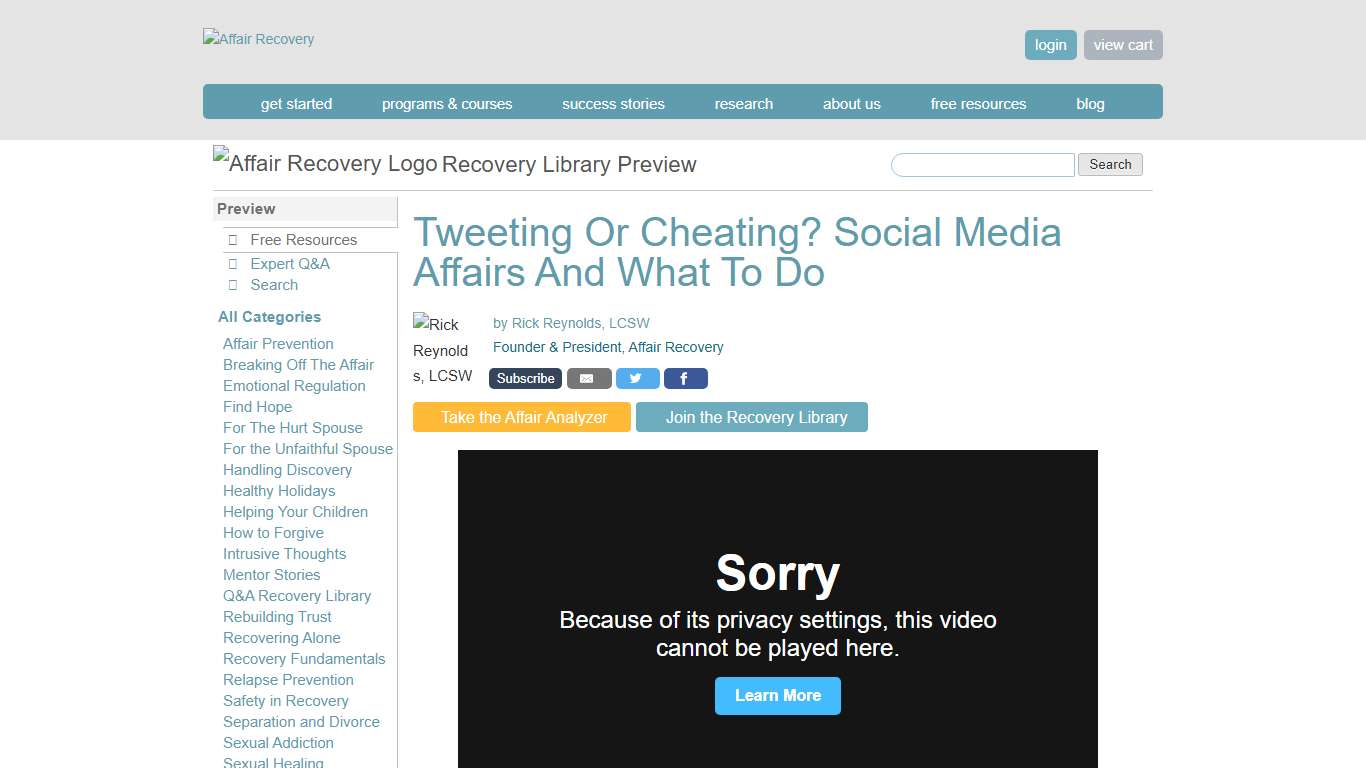 Tweeting Or Cheating? Social Media Affairs And What To Do | Affair Recovery
